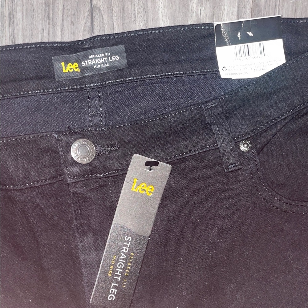 🔵Lee Women's Straight Leg Jeans - Black - Picture 2 of 3